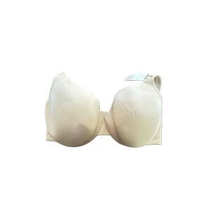 NWT cacique Bra Womens Size 42DDD Beige Padded Underwire Comfy Fit Collection